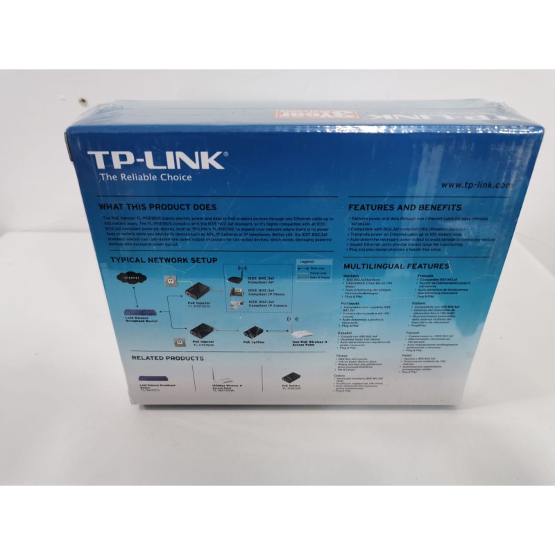 TP-LINK POE INJECTOR NEUF