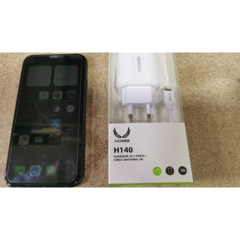 IPHONE XR 64 GO NOIR RECONDITIONNE